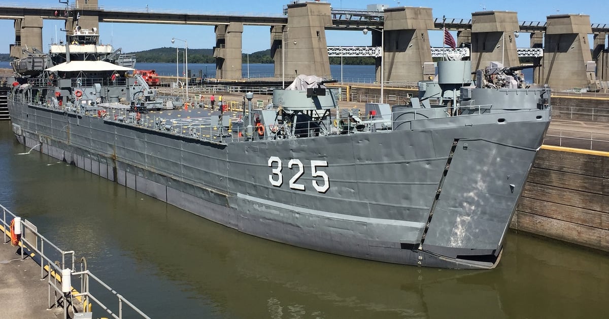 A D-Day hero, LST 325 finally moving to new site