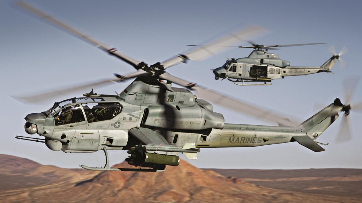Another Marine Viper attack helicopter makes emergency landing