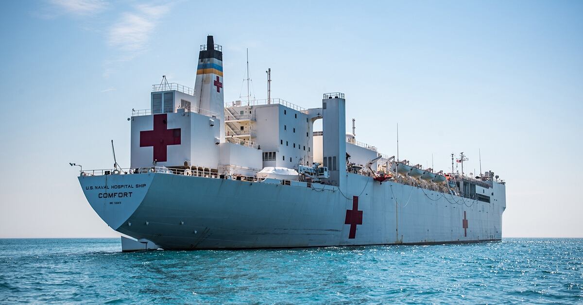 Us To Send Navy Hospital Ship To Colombia Amid Refugee Crisis