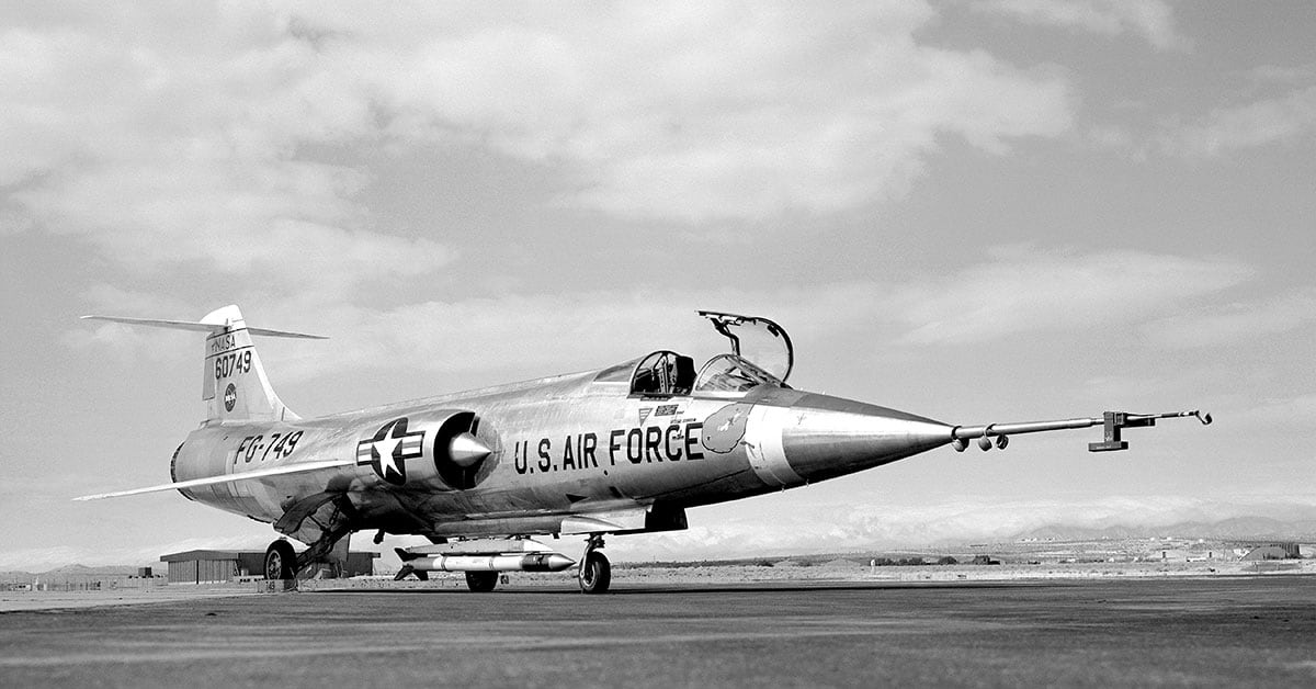 The F104 Starfighter was supposed to be the Air Force’s fastest