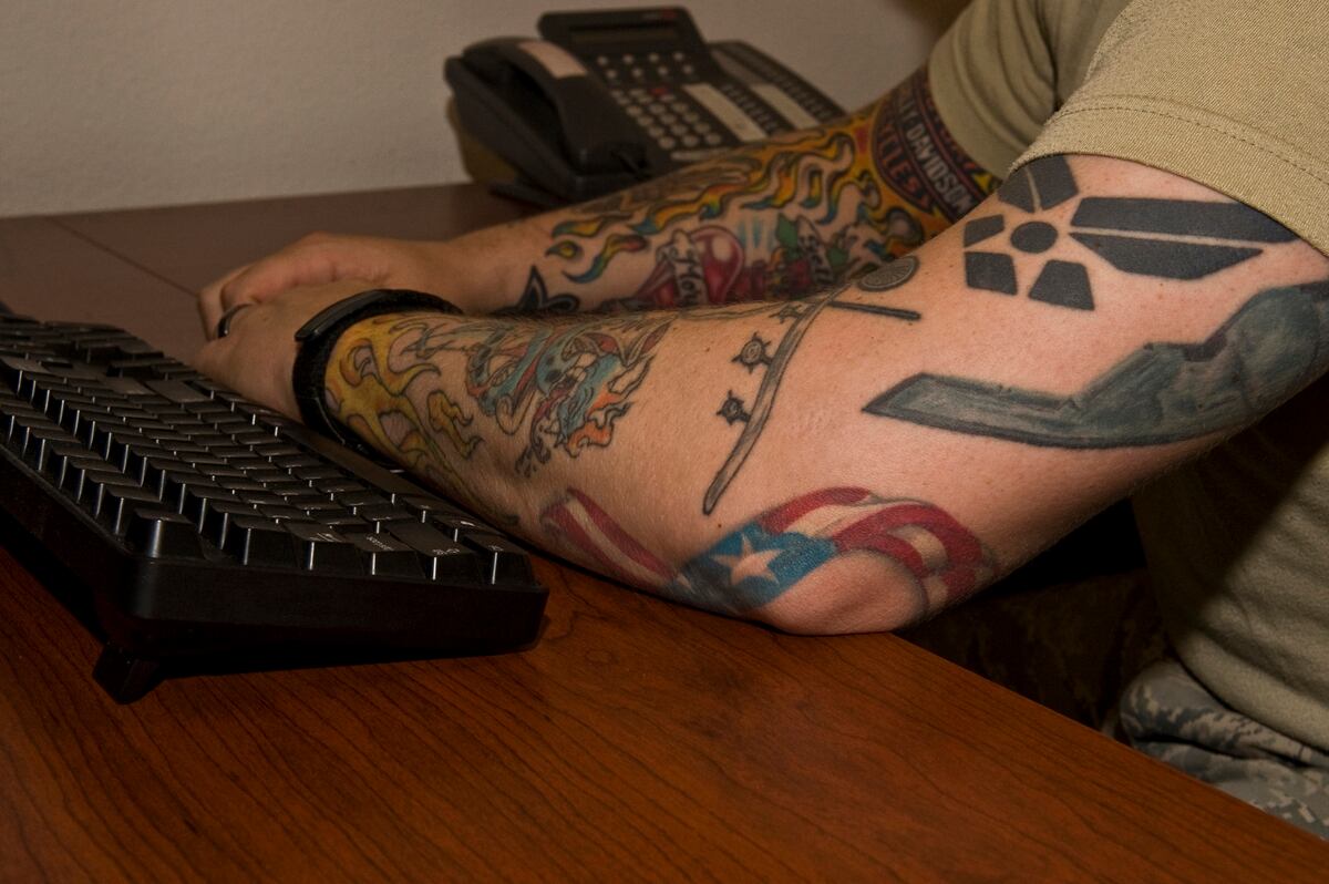 Air Force Loosens Tattoo Rules Recruiting Restrictions