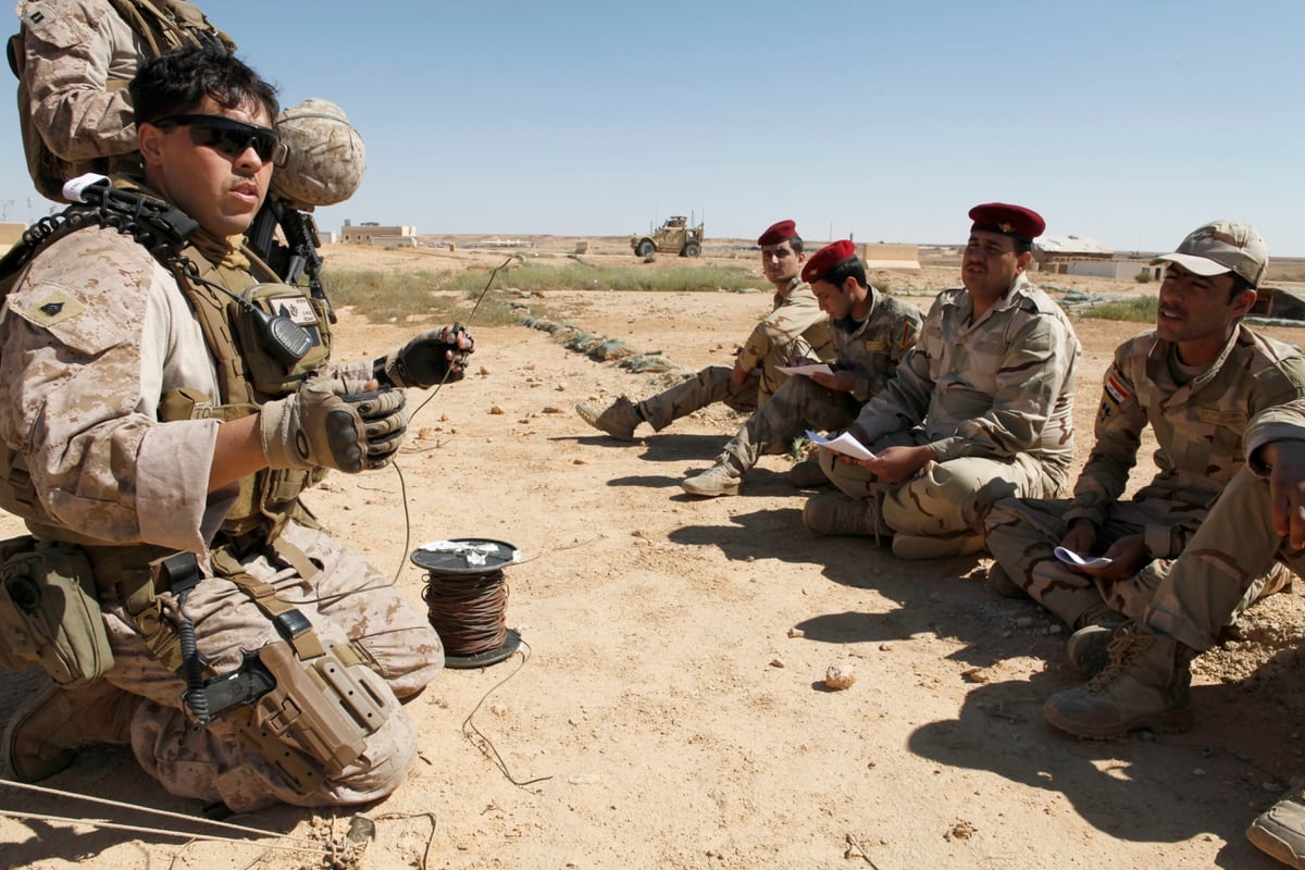 Marines buttress Iraqi forces to defeat ISIS