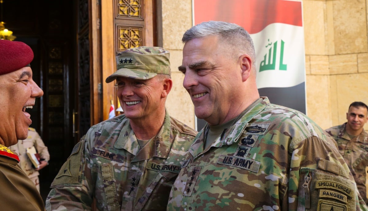 The Army S Top Officer Gen Mark Milley Makes Surprise Stop In Kabul