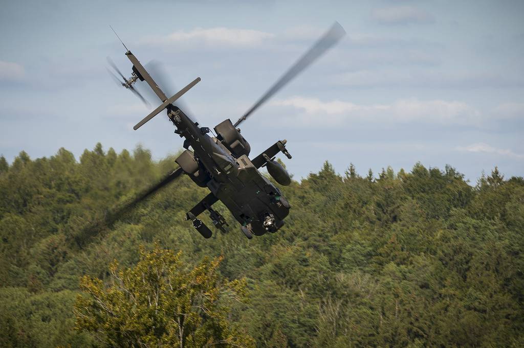 AH-64 Apache attack helicopter