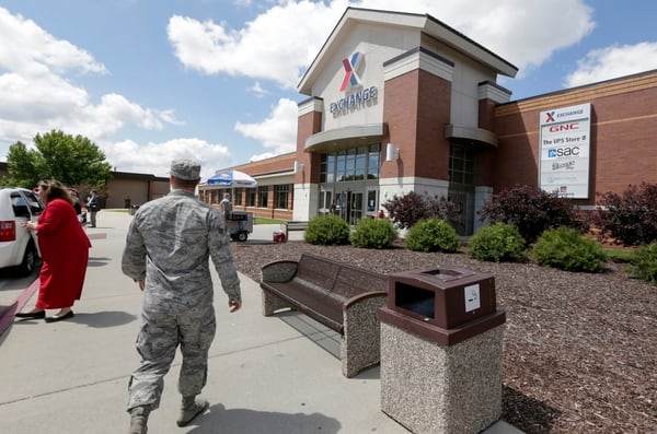 This May 24, 2017, photo, shows the Exchange at Offutt Air Force Base, Neb. (Nati Harnik/AP)