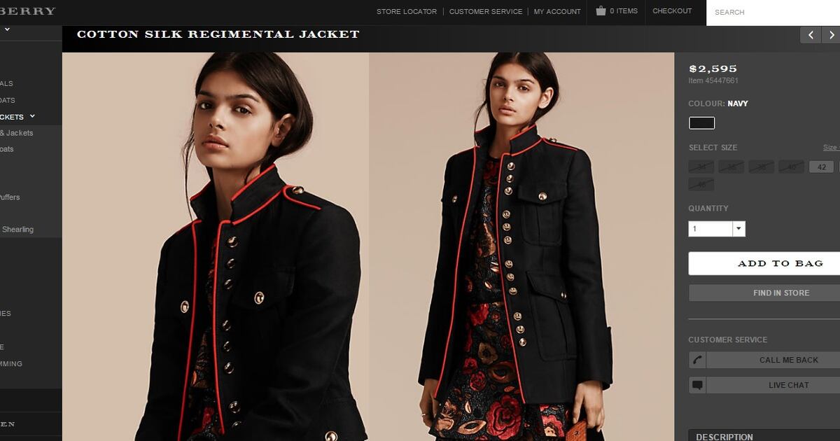 This Store Is Selling Marine Style Dress Blue Coats For 2 600