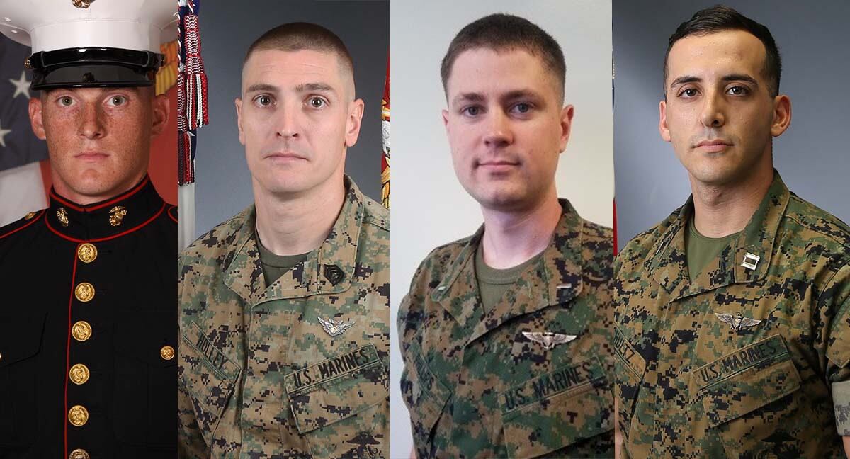 Marines identify 4 killed in CH-53E crash