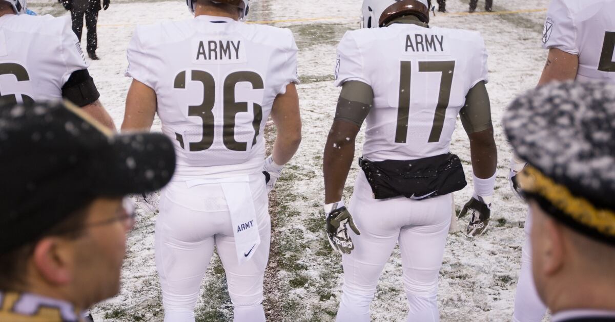 Bigger Than A Game Army And Navy Unite To Support Coach S Son