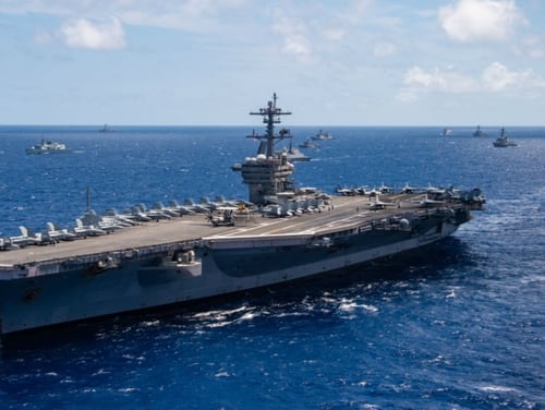 The carrier Carl Vinson will head to Bremerton, Wash., as part of a three-carrier home port swap the Navy announced this week. (Navy)