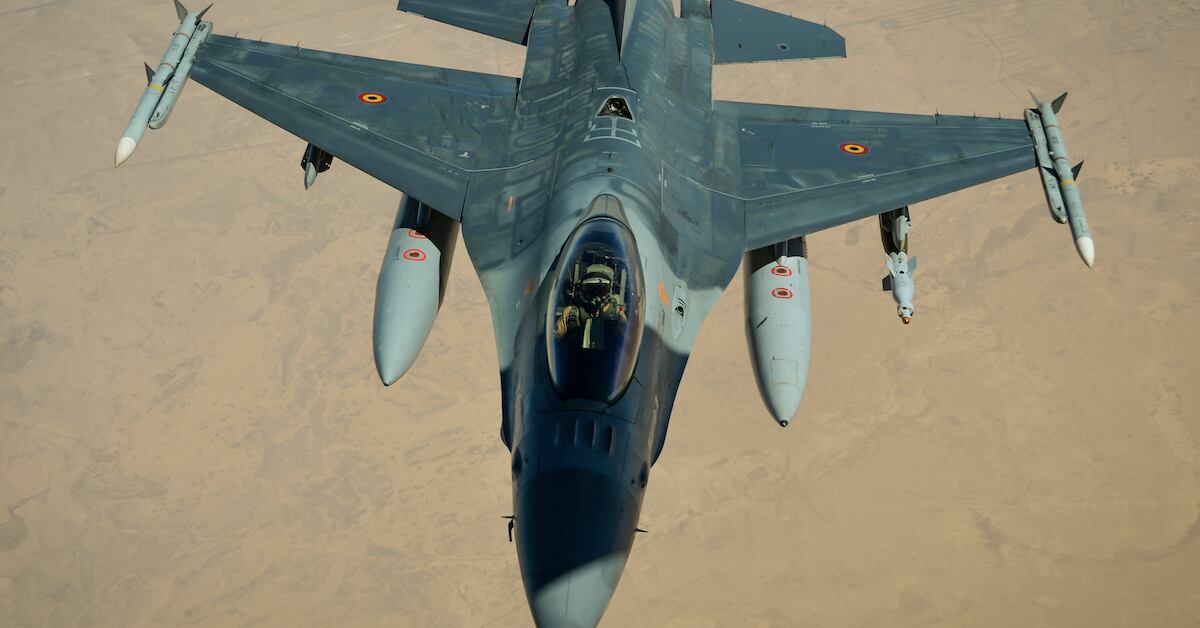 Belgian Air Force Mechanic Opens Fire By Mistake Blows Up Another F 16