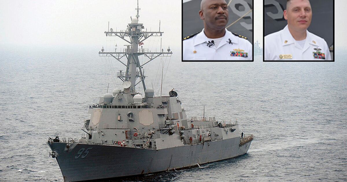 Destroyer Williams’ commanding officer, CMC and former XO reassigned
