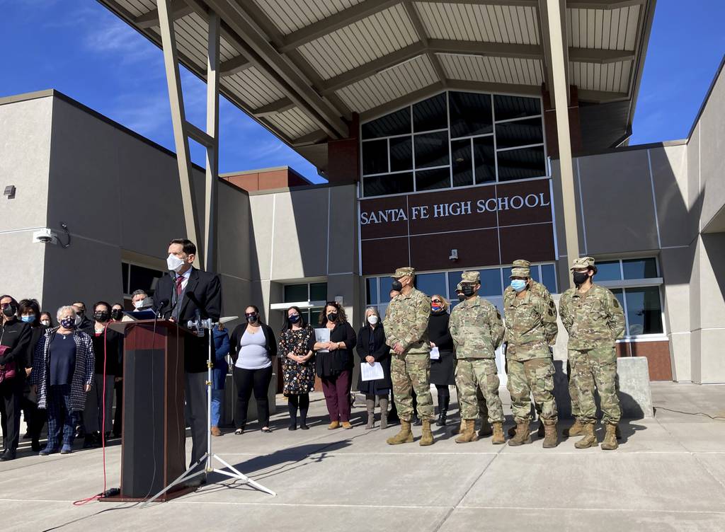 New Mexico asks Guard troops to sub for sick teachers amid omicron