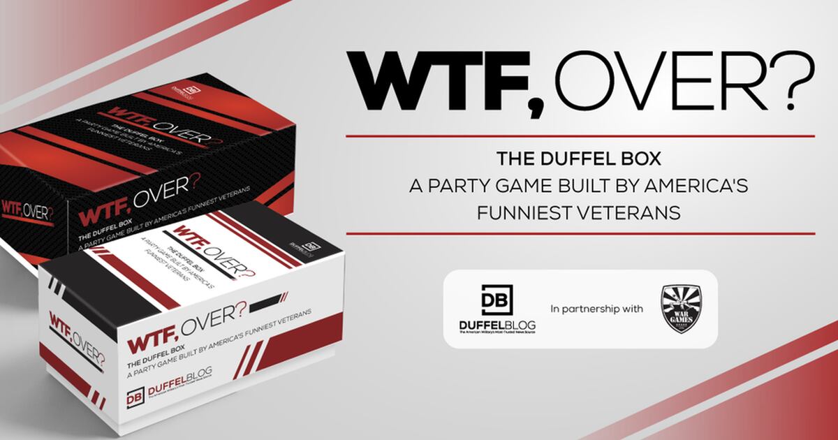 ‘WTF, Over?’ The Duffel Blog card game you didn’t know you needed