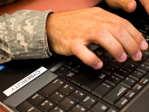 With an increased number of DoD employees teleworking, the network is being strained, a top cybersecurity official said. (Staff Sgt. Tracy J. Smith/Georgia Army National Guard)