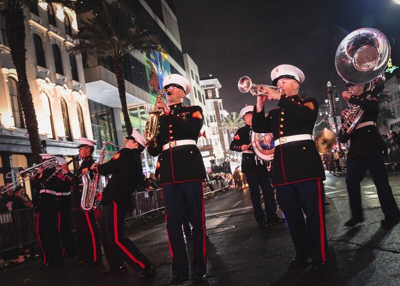 best mardi gras marching bands
