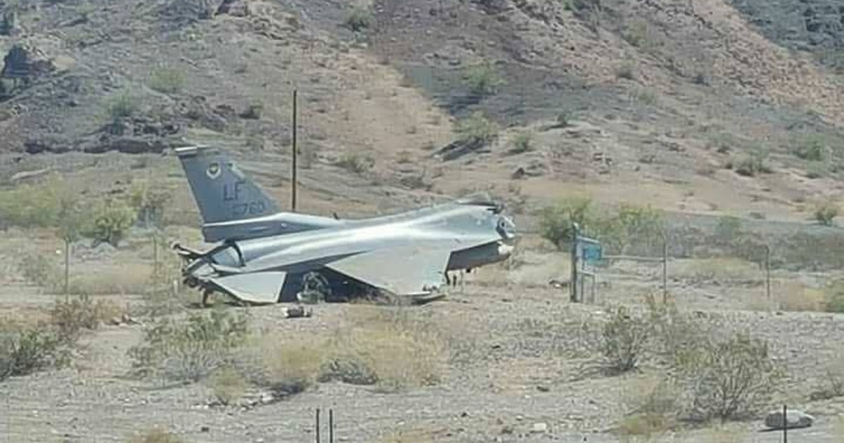 F 16 From Luke Air Force Base Crashes