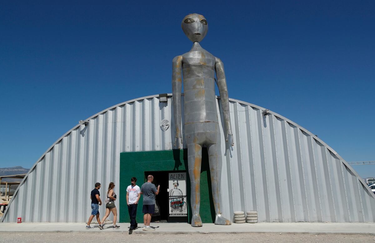Stage Set In Nevada As Earthlings Arrive For Storm Area 51 Events