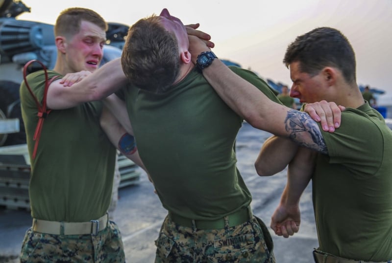 A Day In The Life Photos Of Marines Getting Oc Spray Certified Are Pure Gold