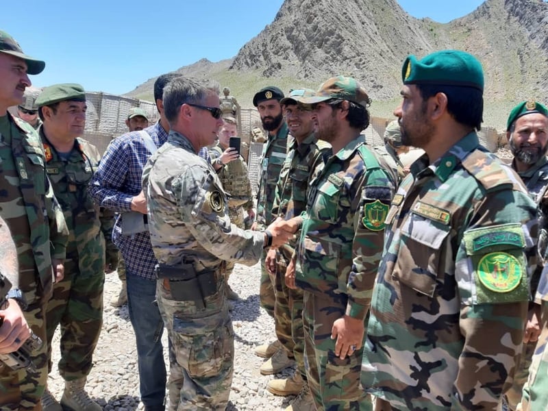 The Commander Of Us Forces In Afghanistan Rocks A 1911 As His Issued Sidearm