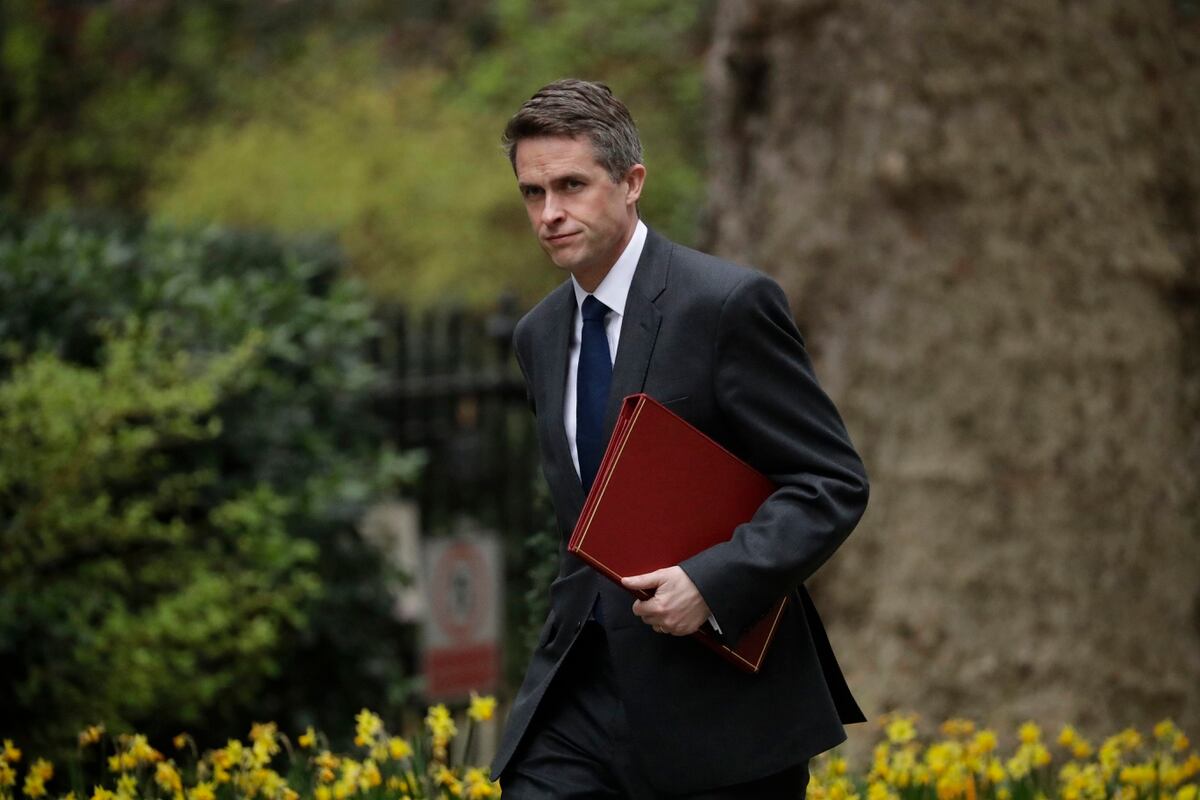 fired uk defense chief denies tie to