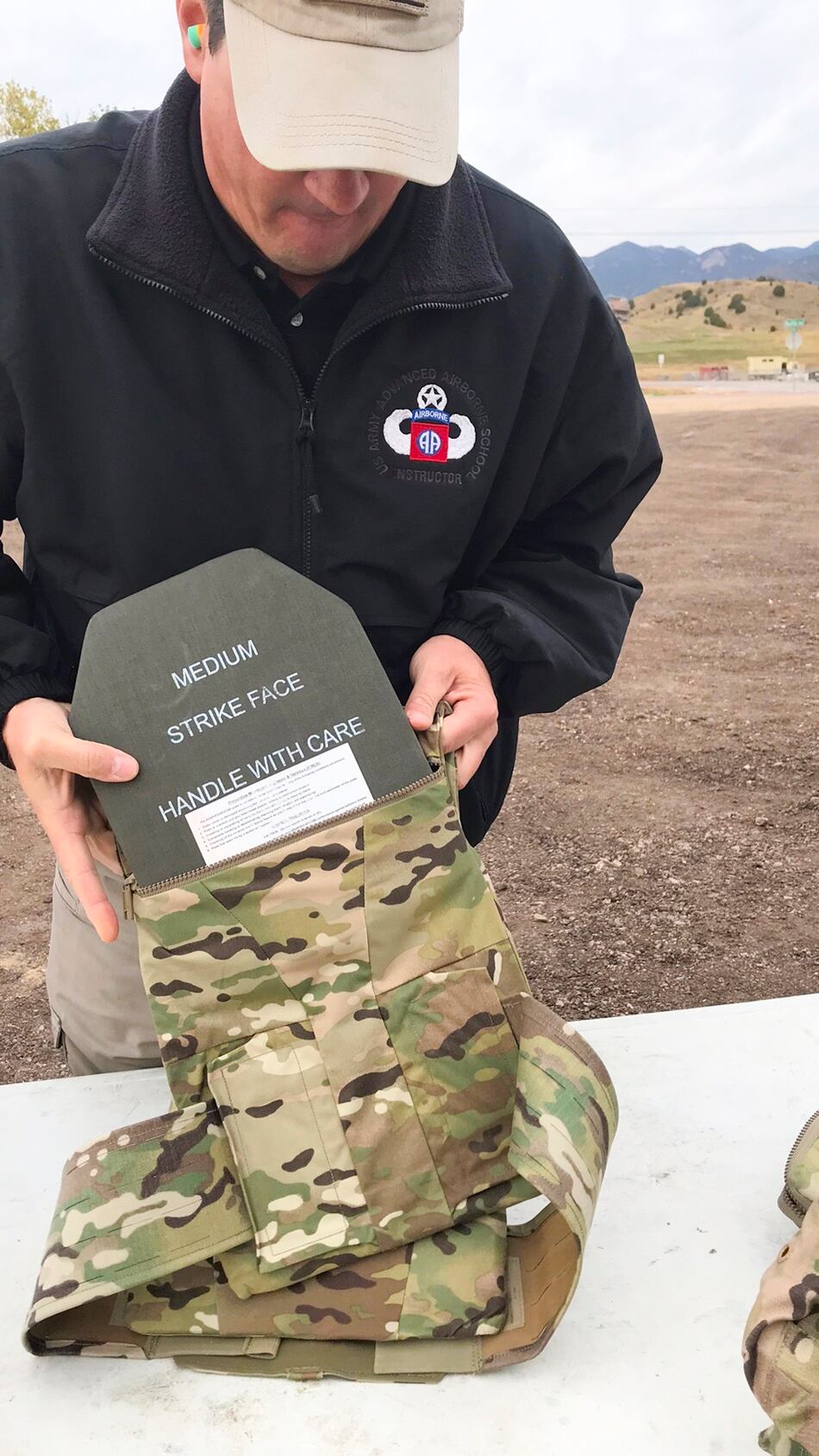 Soldiers fieldtest the Army's newer, lighter body armor