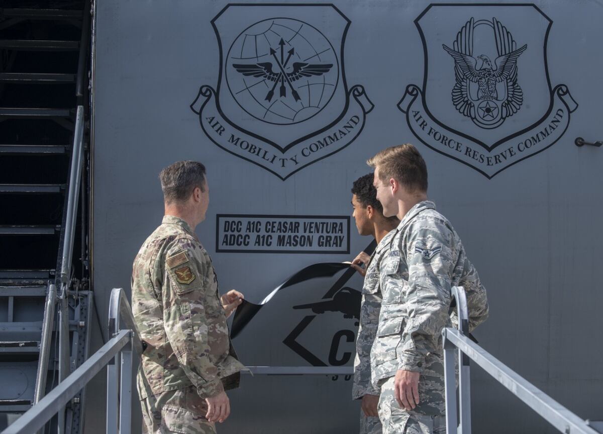 Dedicated crew chiefs can now paint their names on Air Mobility Command