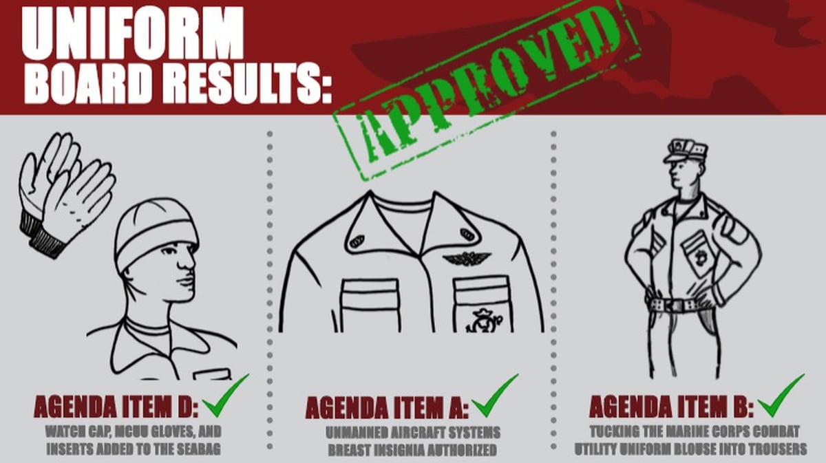 Marine Corps announces latest uniform changes