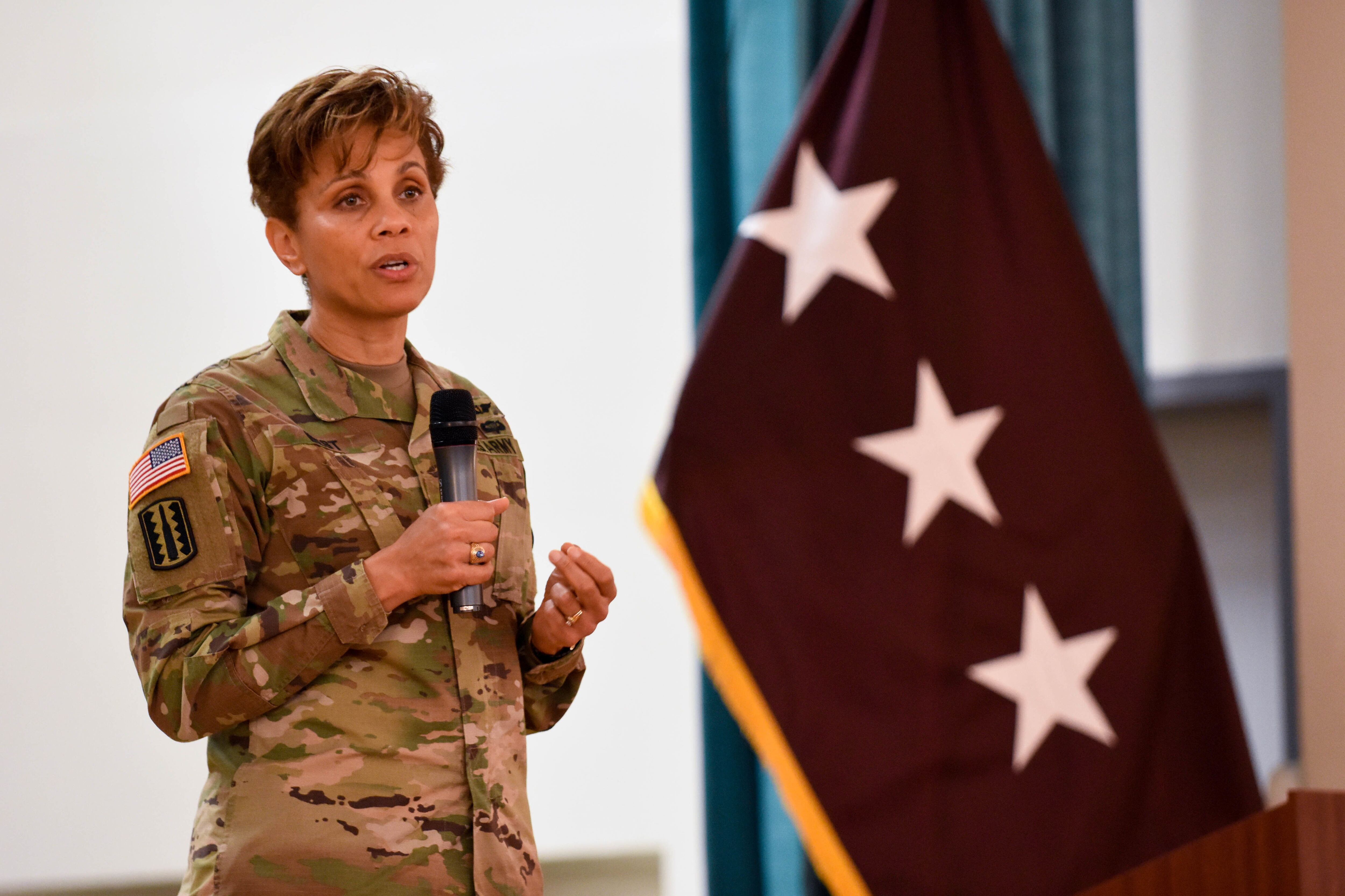 The Army's First Black, Female 3-Star Was Inspired To Serve By Her Father —  And Star Trek