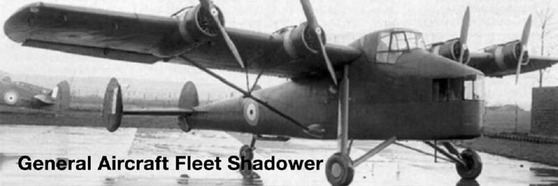 General Aircraft Fleet Shadower, un avion de patrulare britanic cu rază lungă de acțiune, a fost conceput pentru a naviga fără zgomot și, astfel, nedetectat noaptea.  (Arhive HistoryNet)
