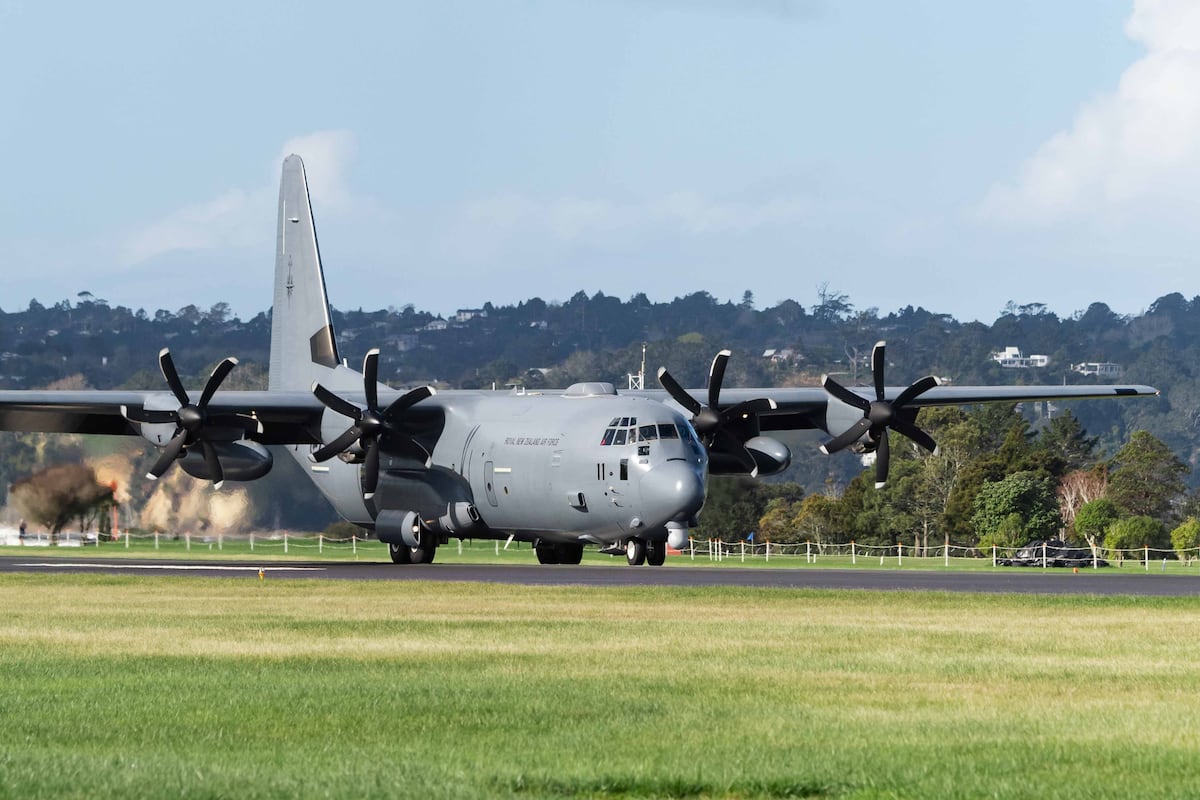 NextImg:New Zealand Air Force receives first Super Hercules cargo plane