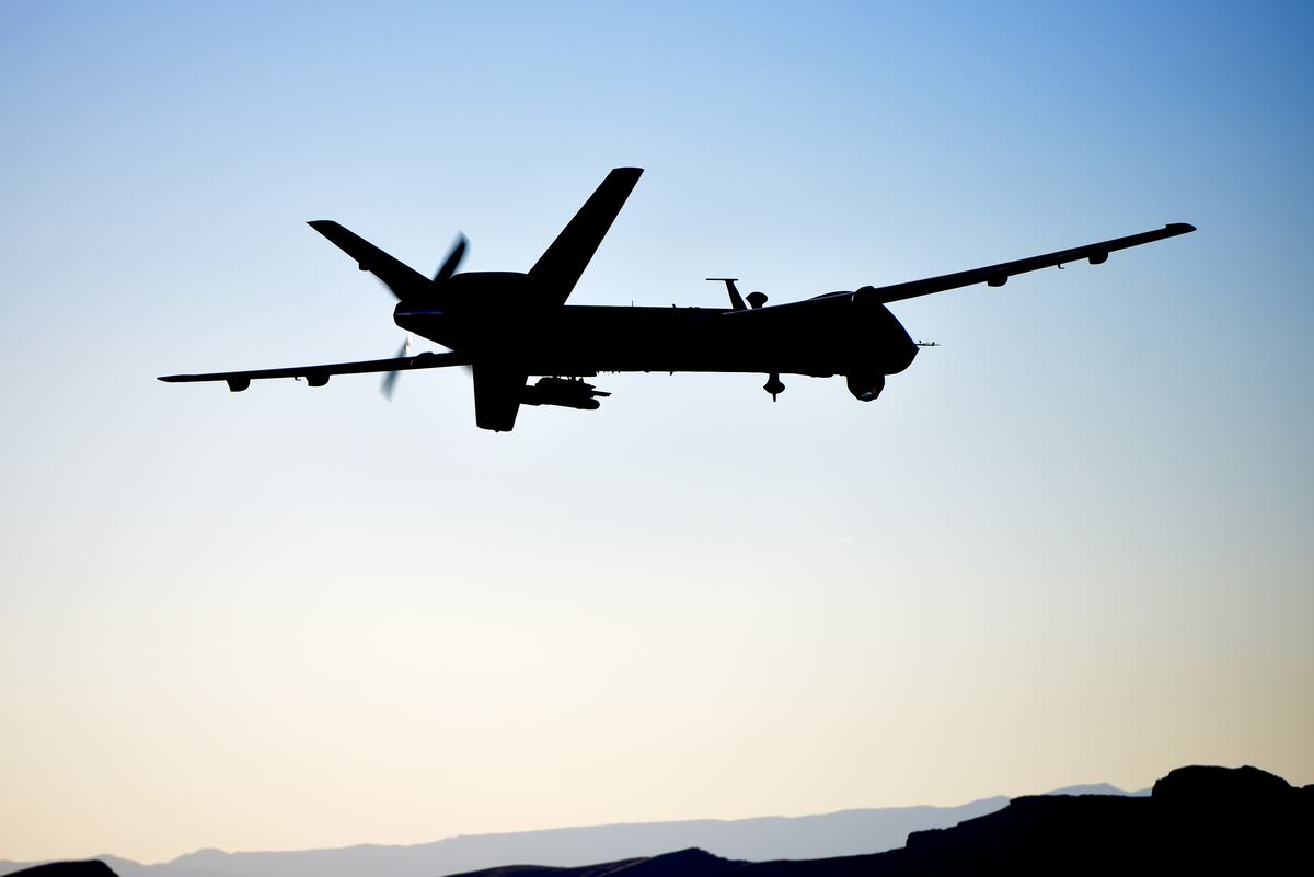 NextImg:Yemen’s Houthi rebels claim they shot down another US MQ-9 drone