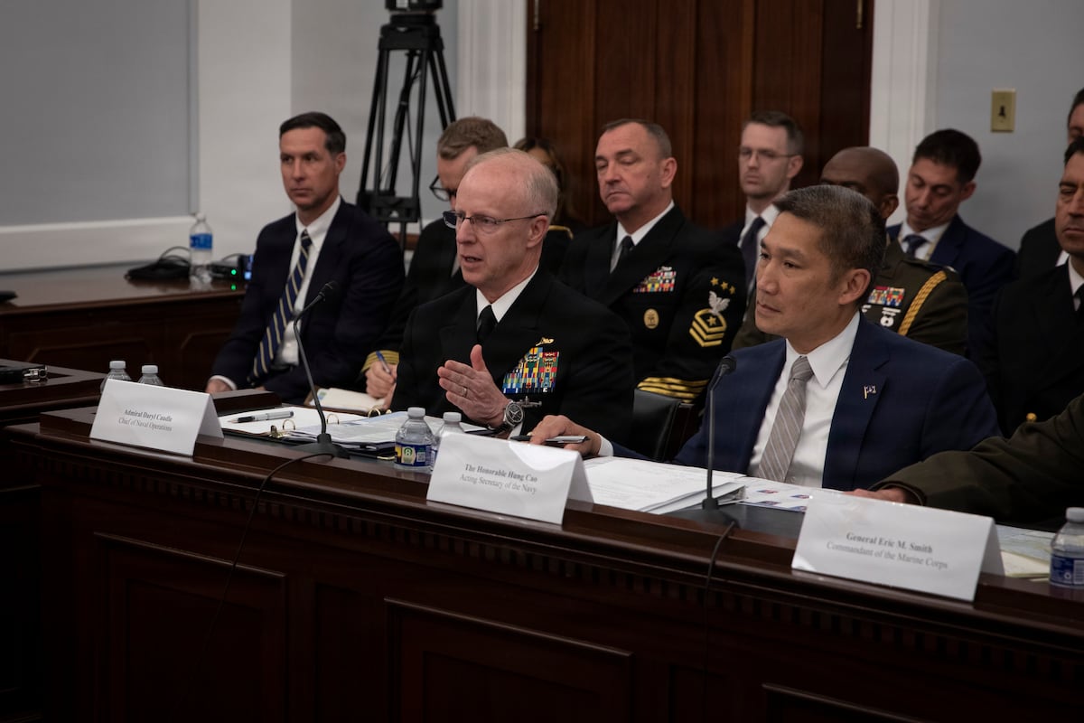 US Navy could run out of money by July, top officer warns US Navy could run out of money by July, top officer warns