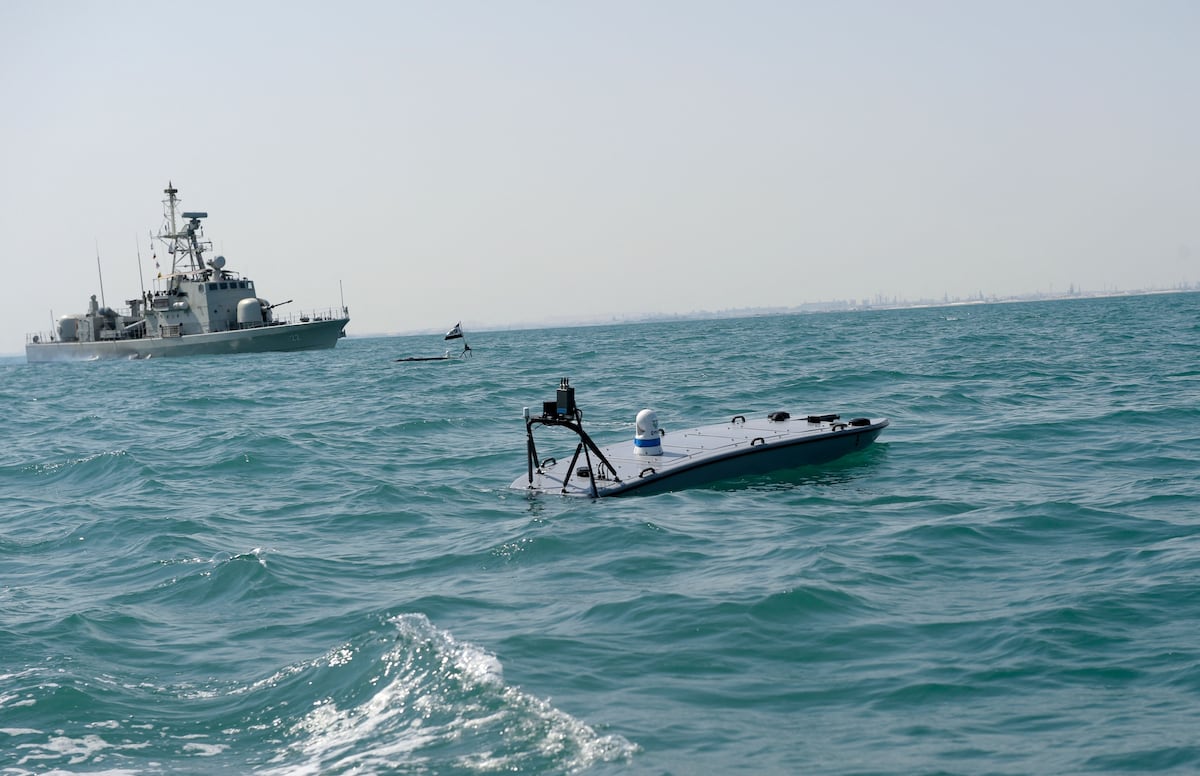 Inside the Navy task group testing drone boats in the Red Sea