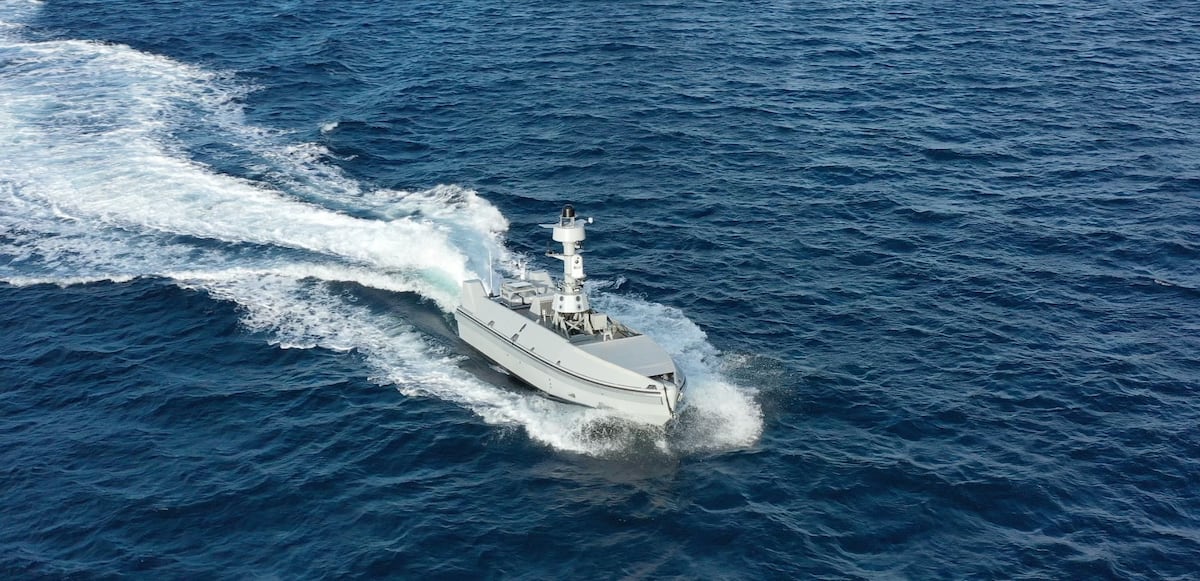 NextImg:Naval Group launches robotic boat featuring lessons from Ukraine