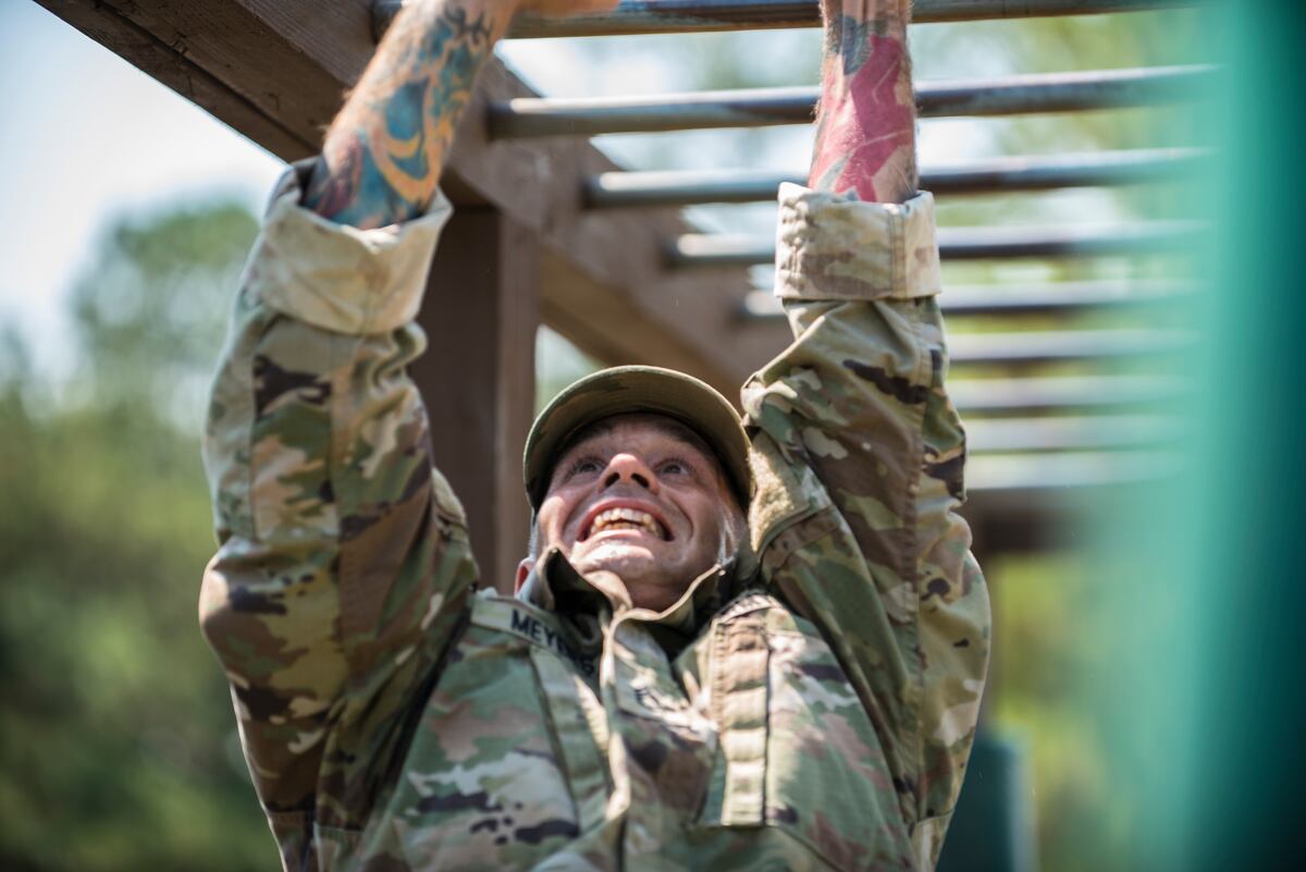 Army drill, platoon sergeants test physical, mentor skills