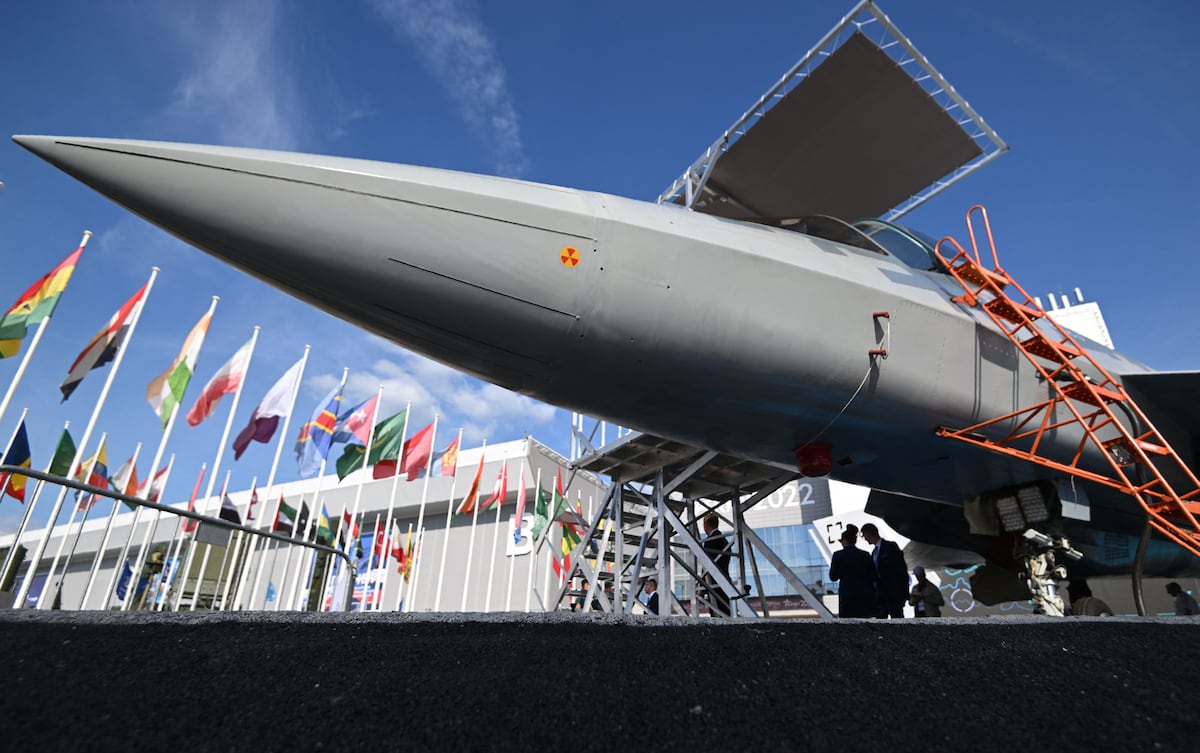 NextImg:Russia tries to jolt its sluggish Su-57 warplane production