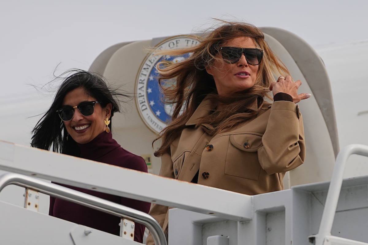 Melania Trump, Usha Vance visit military families in North Carolina