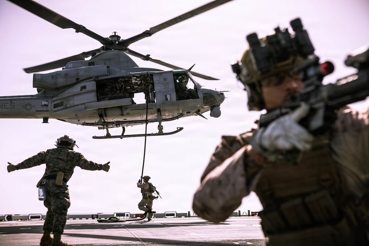US Marines board and redirect Iranian-flagged tanker amid ongoing blockade US Marines board and redirect Iranian-flagged tanker amid ongoing blockade