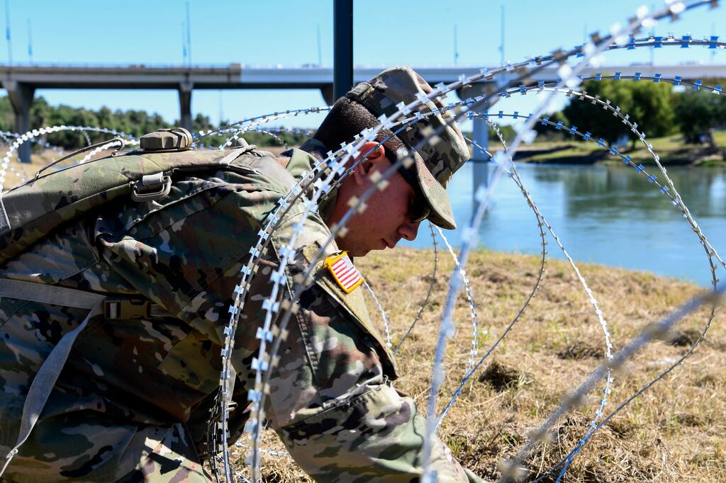 Trump says troops are ‘proud’ to serve on the southern border at ...