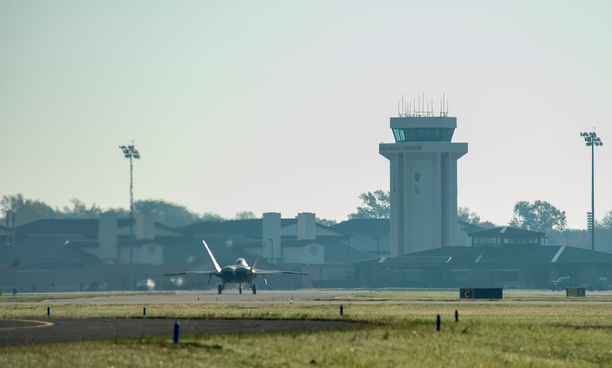 Experimental civilian plane crashes at Virginia military base