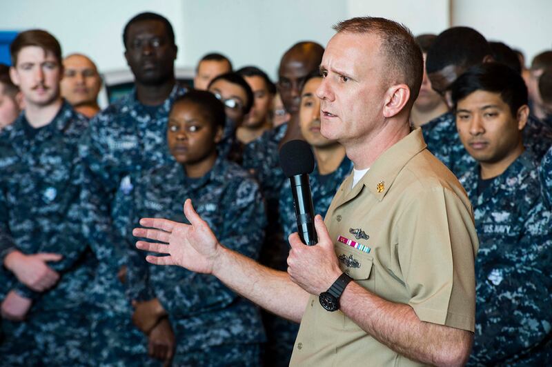 The Navy’s acting top enlisted leader to chiefs: ‘Visibly lead’
