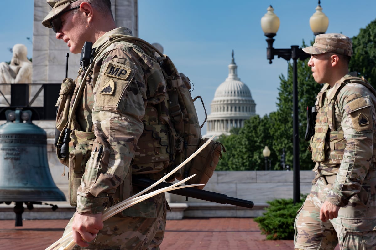 Guard troops patrol Union Station as Trump’s DC takeover takes root