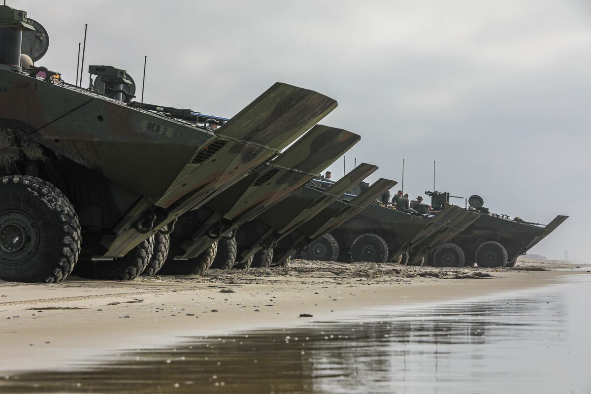 Marine Corps halts surf use of amphibious combat vehicles after mishap