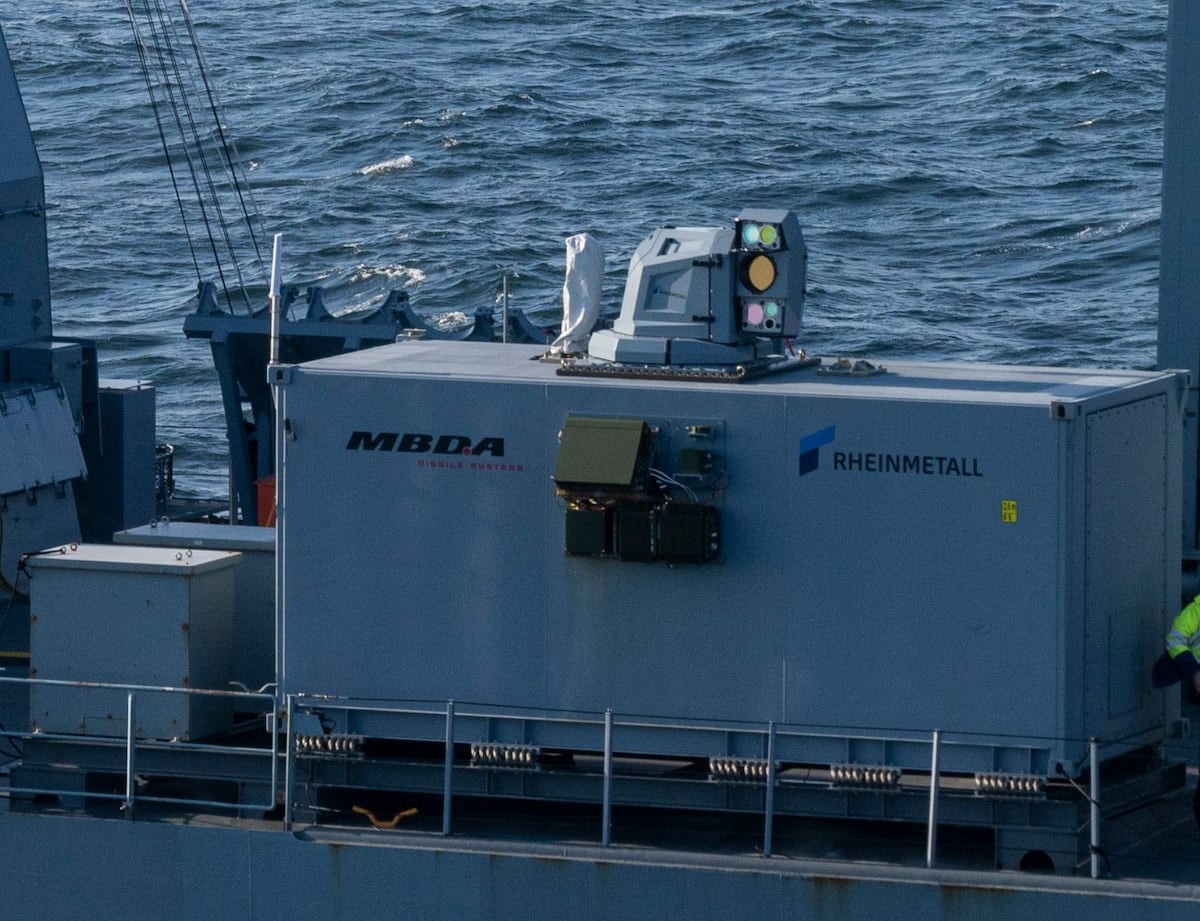 Rheinmetall, MBDA tout German shipborne laser gun for zapping drones