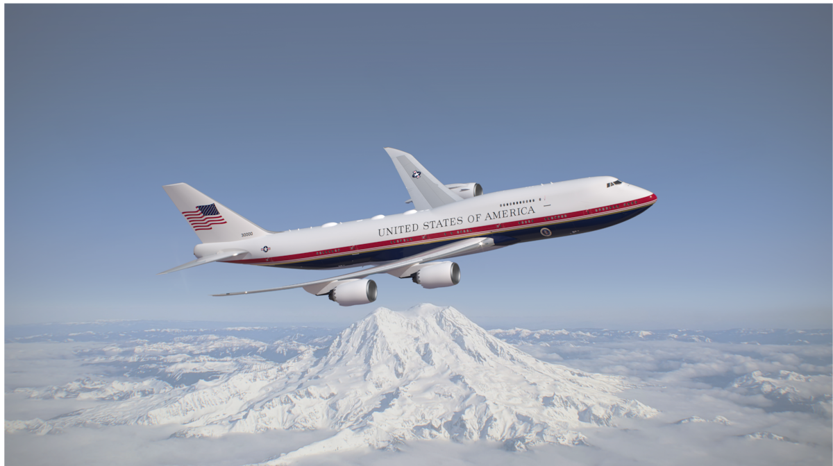 Qatari-donated Air Force One now sports red, white and blue paint job Qatari-donated Air Force One now sports red, white and blue paint job
