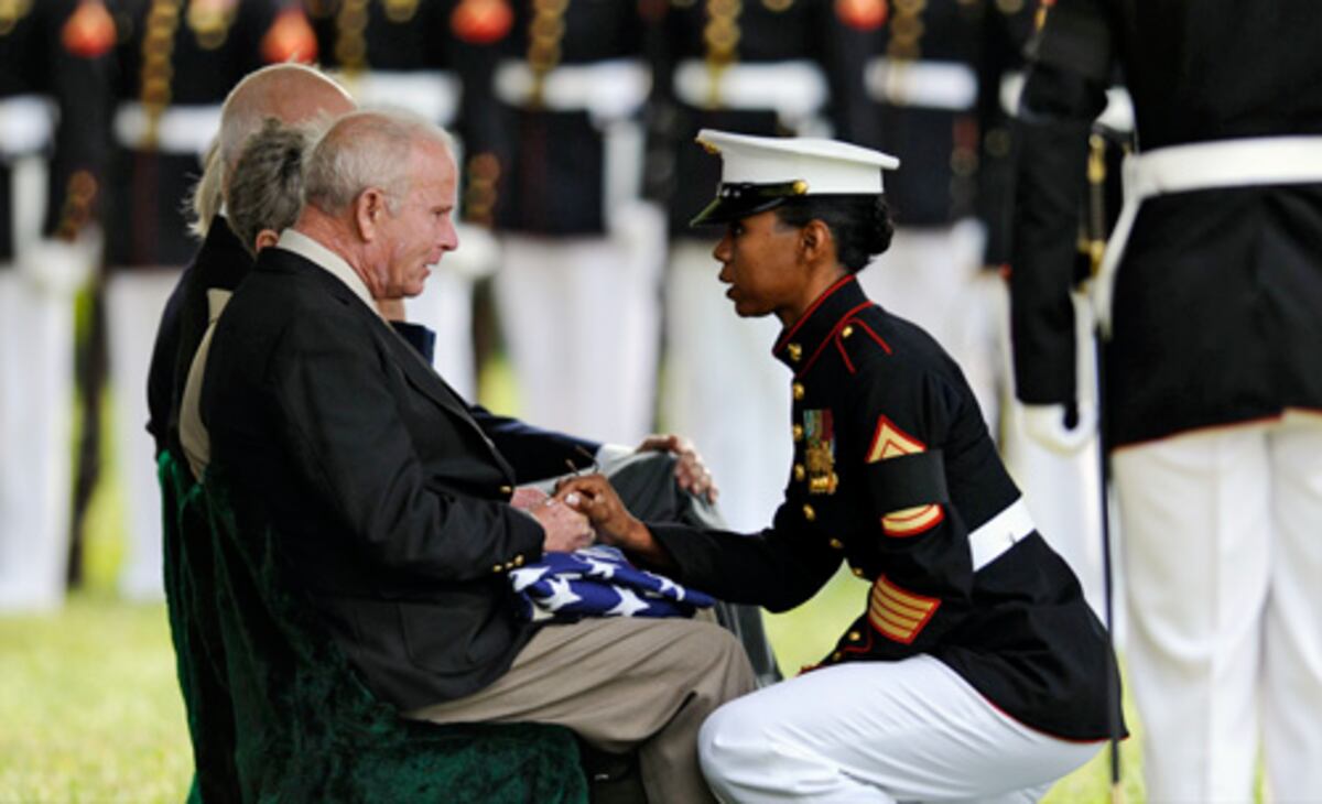 Marine missing from World War II buried at Arlington