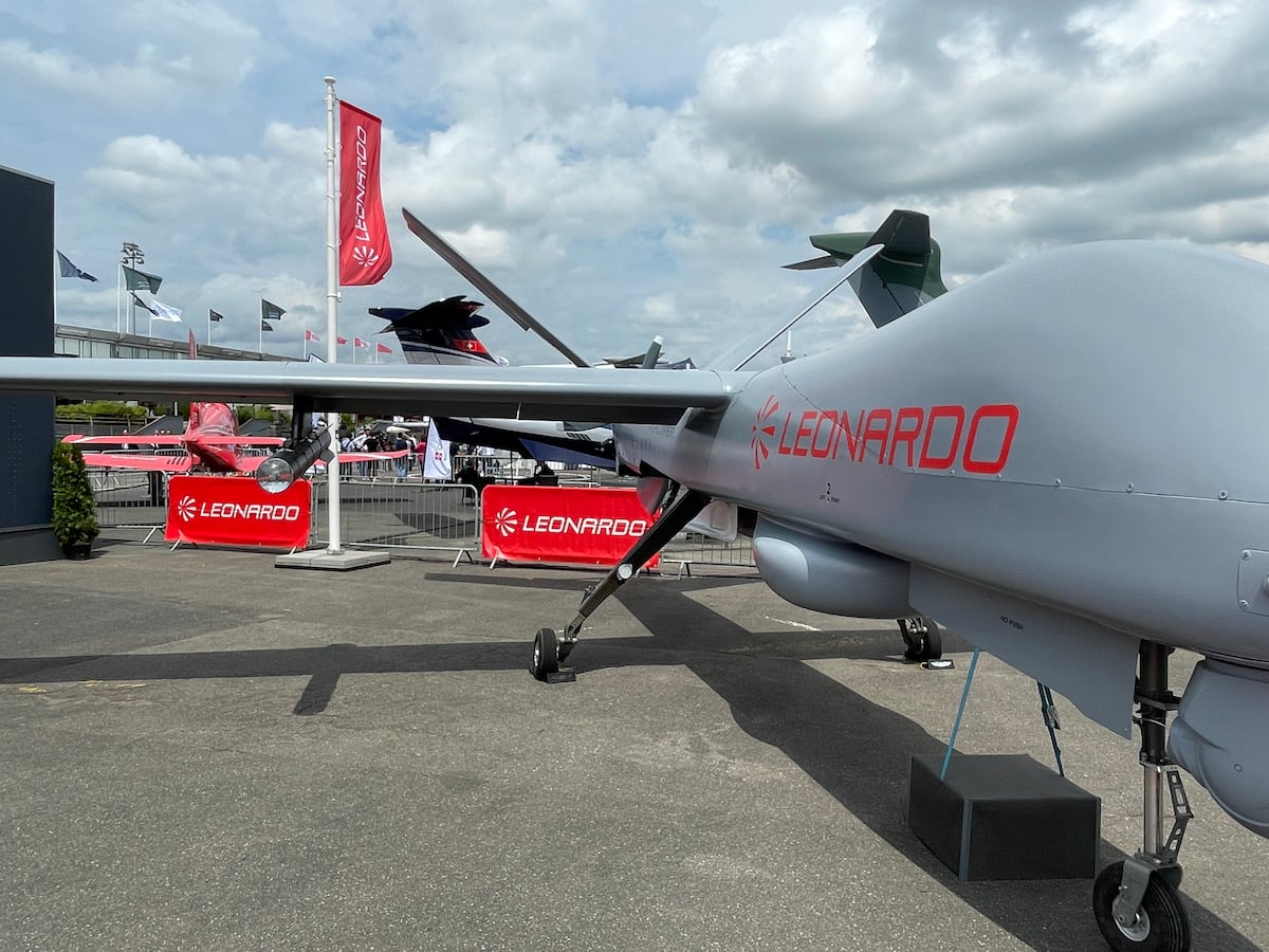 NextImg:Leonardo debuts drone-mounted jammer to bamboozle air threats