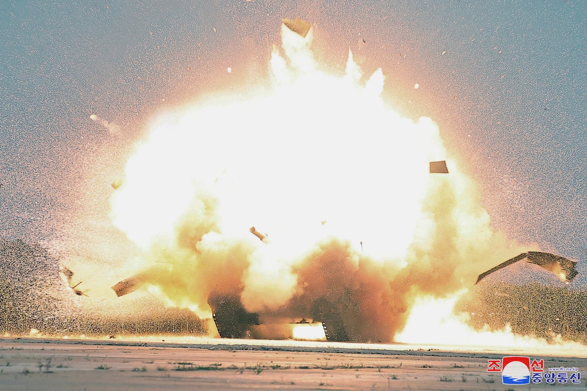 NextImg:North Korea tests exploding drones as Seoul, US hold military drills