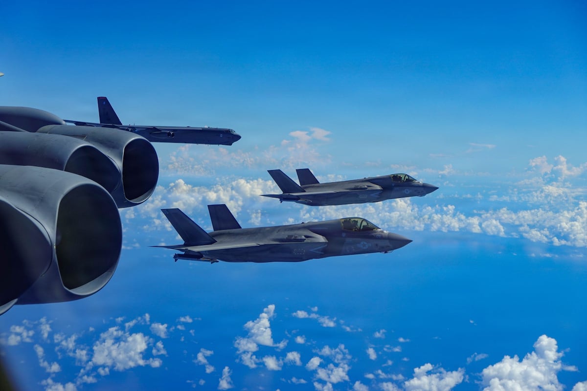 Air Force conducts ‘bomber attack’ demonstration near Venezuela