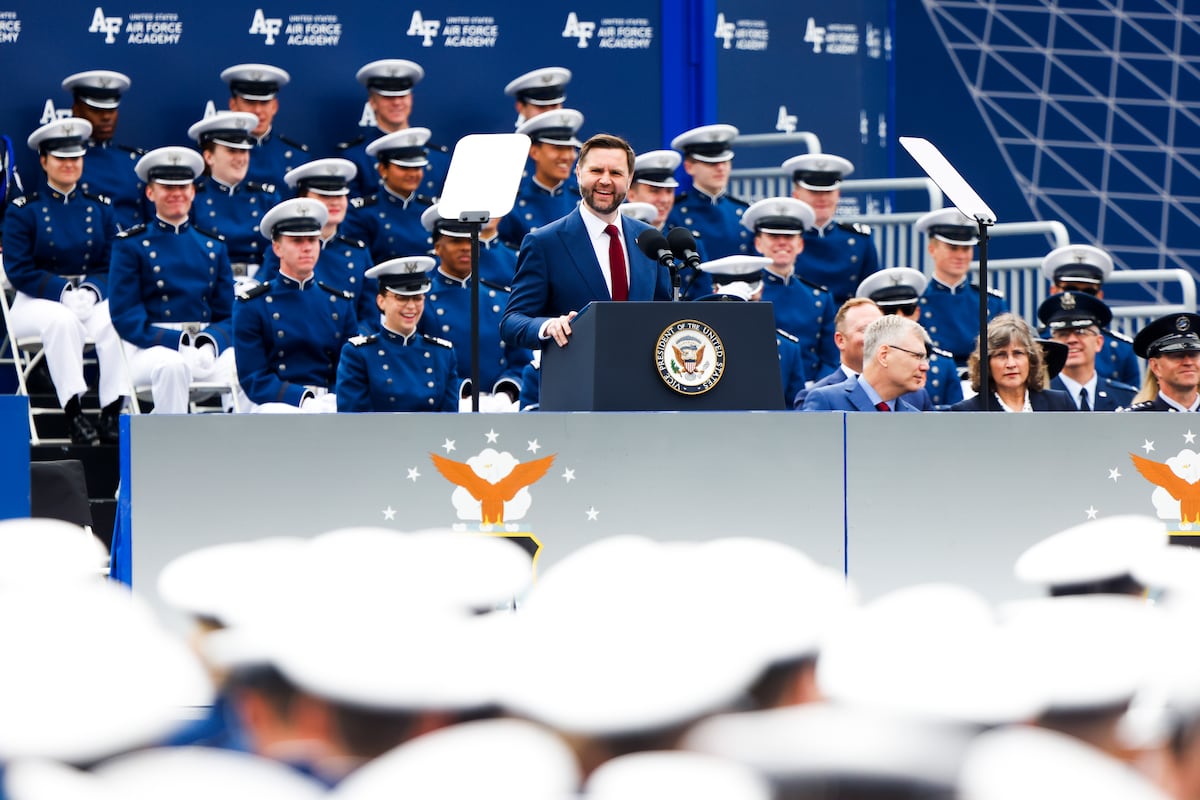 Vance advises Air Force Academy graduates to not concede decision making to AI Vance advises Air Force Academy graduates to not concede decision making to AI